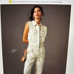 Anthropologie Scotch and Soda Jumpsuit NWOT S